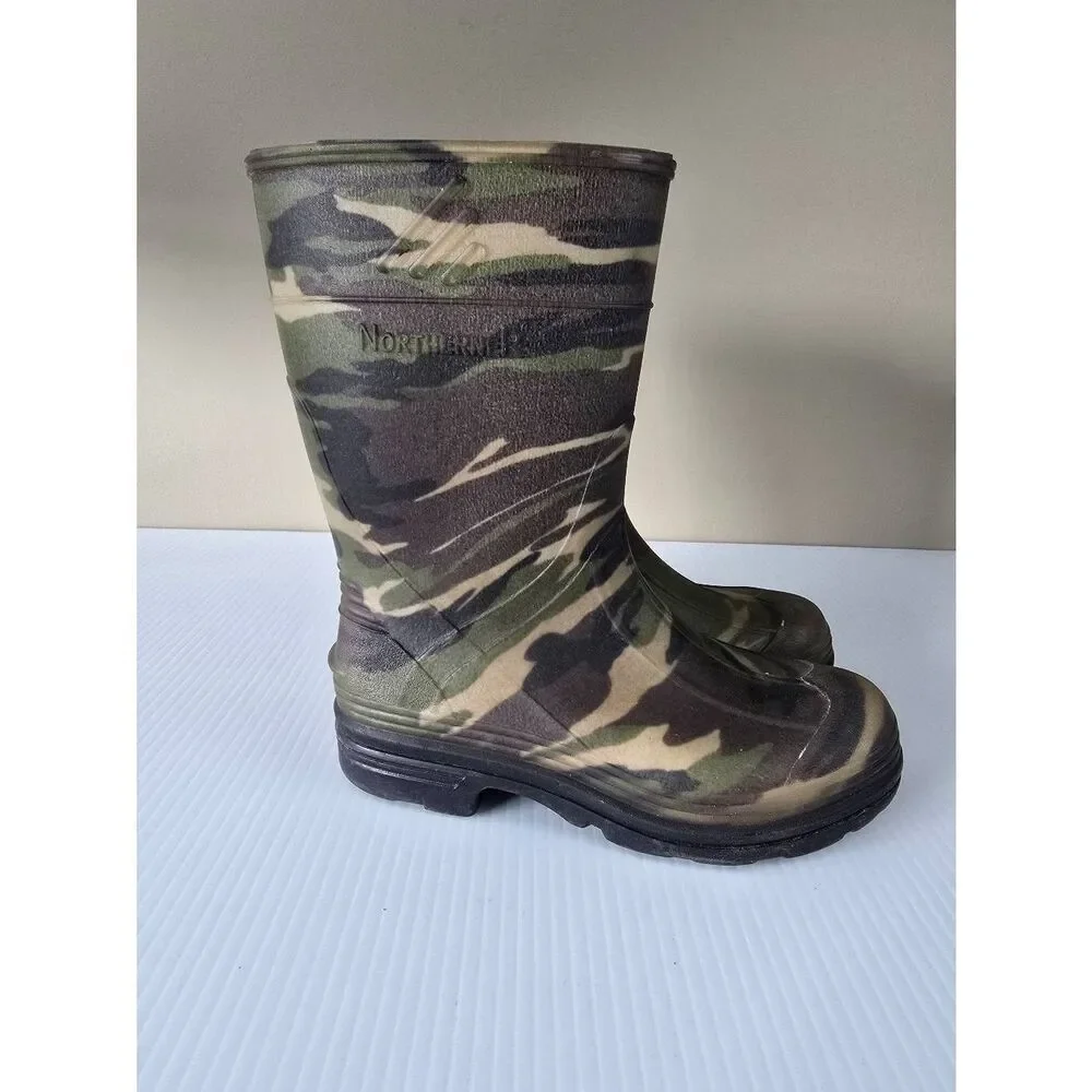 Northerner Rainboots Kids Sz 12 Camo